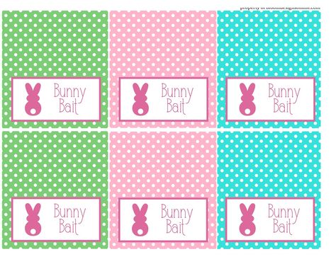 bloom designs: Free Bunny Bait Tags Bunny Bait Printable, Diy Valentine's Gifts For Kids, Easter Boxes, Bunny Bait, Easter Treat Bags, Easter Stuff, Free Printable Tags, Classroom Gifts, Easter Inspiration