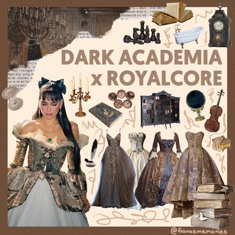 Royal Dark Academia Outfit, Dark Royalcore Aesthetic Outfits, Dark Academia Dress Royal, Royal Core Outfits Modern, Dark Academia Royale High Outfits, Royal Academia Outfits, Dark Royalcore Outfits, Royal Core Aesthetic Outfits, Royal Core Outfits