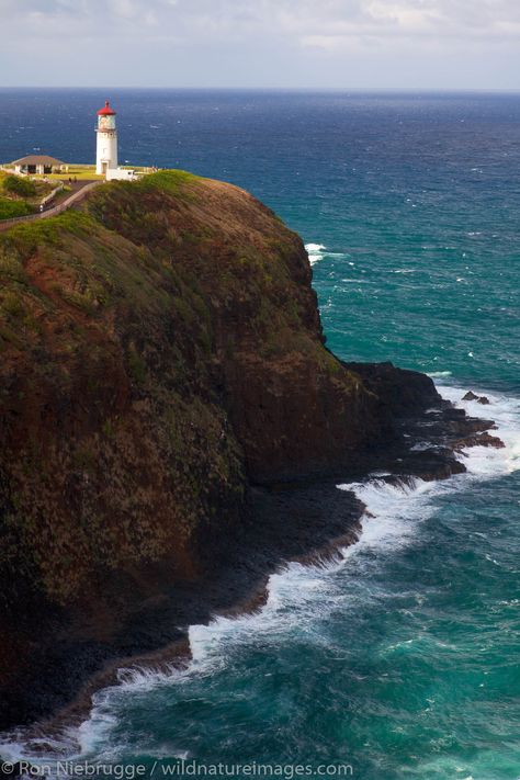 Kauai Hawaii Photography, Kilauea Lighthouse, Alaska Photography, Felted Projects, Hawaii Photography, Hawaii Art, Lighthouse Photos, Beacon Of Light, Light Houses