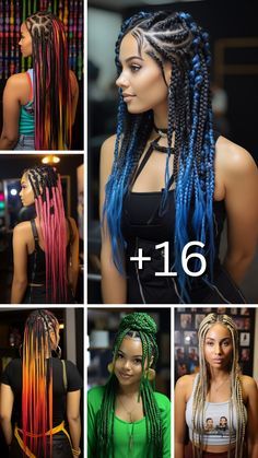 Discover the trendiest shades for braiding hair! From vibrant blues to warm caramels, our collection features 25 popular colors to elevate your look. Explore endless styling possibilities and find your perfect hue today. Click the pin and follow us for more hair inspo! #BraidingHair #HairColorTrends #HairInspiration #HairGoals #BeautyTips Copper Passion Twists, Knotless Braids With Color, Cornrows With Weave, Purple Box Braids, Brown Box Braids, Black To Blue Ombre, To Braids, Triangle Braids, Senegalese Twist Hairstyles