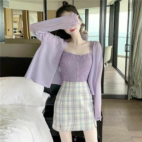 korean fashion on Instagram: “💜1,2,3?💜 Pick your fave! 💍💍💍 @koreanishootd @koreanishootd . 💍💍💍 #ootdkorea #koreanfashionstyle #koreanstreetwear #koreangirlstyle…” Korean Girl Style, Moda Ulzzang, Kawaii Fashion Outfits, Korean Fashion Dress, Korean Girl Fashion, Ulzzang Fashion, Kpop Fashion Outfits, Girls Fashion Clothes, Girly Fashion