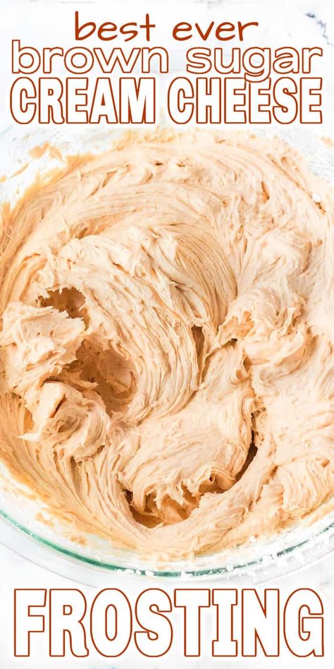 Homemade Frosting Recipes, Peanut Butter Frosting Recipe, Brown Sugar Frosting, Cream Cheese Frosting Easy, Homemade Buttercream, Whipped Cream Cheese Frosting, Frosting Recipes Easy, Lemon Cream Cheese Frosting, Homemade Frosting