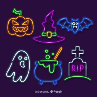 Happy Hallow, Halloween Elements, Halloween Templates, About Halloween, Neon Painting, Halloween Vector, Halloween Wallpaper Iphone, Fall Halloween Crafts, Neon Party