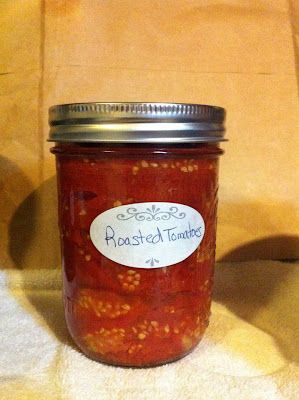 Stacey's Roasted Tomatoes - This is how I am going to can my Roma's this year! Canning Roasted Tomatoes, Freezing Fruit, Canning Vegetables, Canned Food Storage, Tomatoes Recipe, Canning Tomatoes, Dehydrated Food, Fire Roasted, Jams & Jellies