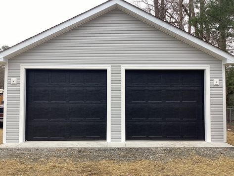 🌟 Take a look at these sleek and stylish Black Haas Recessed Panel Garage Doors! 🚗💨 Elevating the curb appeal with a touch of sophistication. The craftsmanship is top-notch, and I can't get enough of how it complements the overall aesthetic. 🏡✨ If you're looking to upgrade your garage door, Apple Door Systems has got you covered! 👌🚪 #HomeUpgrade #GarageDoorGoals #AppleDoorSystems #CurbAppeal #HaasGarageDoor 🍎 Haas Garage Doors, Garage Door Panels, Home Upgrades, Entry Doors, Curb Appeal, Sleek, Garage Doors, Doors