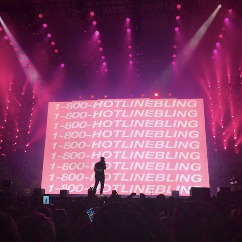 Concert Lifestyle, Clout Collection, Drake Concert, Summer Concerts, Pink Music, Party Hardy, Boujee Aesthetic, Bedroom Wall Collage, Concert Aesthetic