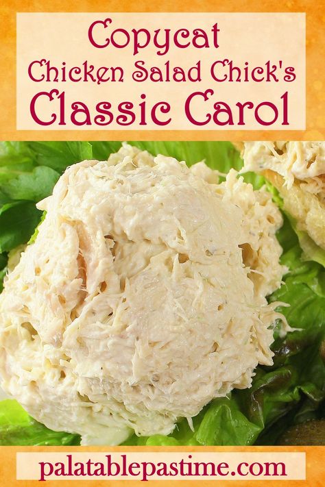 Chicken Salad Recipe With Mustard, Copycat Chicken Salad Recipe, Chicken Salad Recipe Chicken Salad Chick, Chicken Salad Copycat Recipes, Chick Salad Chick Chicken Salad, Olivia’s Old South Chicken Salad, Chicken Salad Canned Chicken Easy, Diy Chicken Salad Recipe, Chicken Salad Chick Kickin Kay Lynne