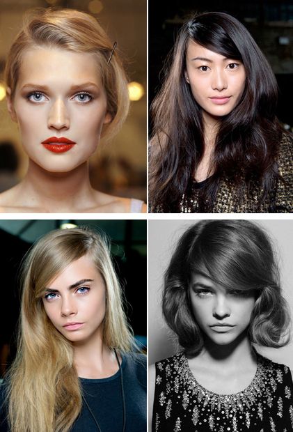 side parts. Deep Side Bangs, Cut Side Bangs, Slicked Back Hairstyles, Parts Work, Deep Side Part, Runway Hair, Side Part Hairstyles, Style Parisienne, Glamorous Hair