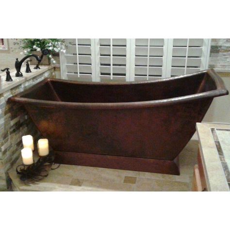 Slipper Bathtub, Slipper Tubs, Copper Tub, Copper Bath, Copper Bathtubs, Soaking Bathtubs, Copper Kitchen, Bathtubs, Soaking Tub