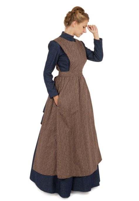 Pioneer Costume, Pioneer Clothing, Pioneer Dress, Victorian Gown, Farm Dress, Diy Costumes Women, 1880s Fashion, Southern Outfits, Victorian Times