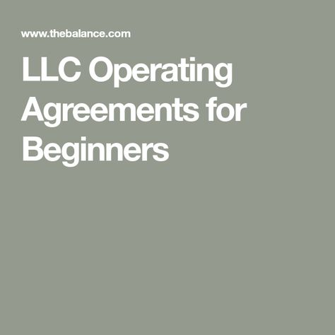 LLC Operating Agreements for Beginners Llc Operating Agreement Free Printable, Operating Agreement Llc, Employment Form, Photography Contract, Limited Liability Company, Legal Forms, Employee Management, Money Making Hacks, Organizing Systems