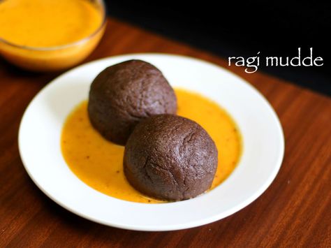 ragi mudde recipe, ragi ball recipe, finger millet ball, ragi sangati, ragi kali with step by step photo/video. healthy, wholesome meal with multi nutrients Ragi Ball Recipe, Raagi Mudde Recipe, Ragi Mudde Recipe, Millet Dishes, Ragi Mudde, Millets Recipes, Srilankan Food, Ragi Recipes, Finger Millet