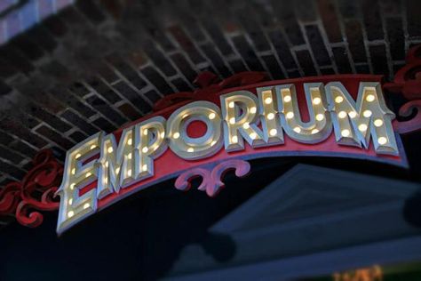 Emporium Aesthetic, Toothsome Chocolate Emporium, Mr Magoriums Wonder Emporium, Local Businesses, Film Aesthetic, Toy Store, Brighton, Neon Signs, Wonder