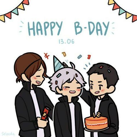 Haikyuu Headcanons And More - HAPPY BIRTHDAY SUGAWARA KOUSHI - Página 2 - Wattpad Happy Birthday Base Drawing, Chibi Birthday Pose, Birthday Base Drawing, Happy Birthday Poses Drawing, Anime Birthday Cards, Adeline Morin, Chibi Bases, Anime Happy Birthday, Anime Characters Birthdays