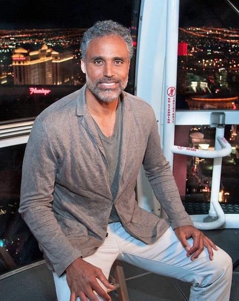 Rick Fox, F Men, Black Men Beards, Grey Beards, Vanessa Williams, High Roller, Black Actors, Black Celebrities, Black Men Fashion