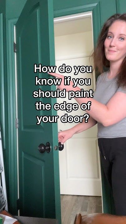 Painting Inside Of Front Door, Painted Interior Doors Ideas, Inside Of Front Door, How To Paint Interior Doors, Inside Front Door, 8 House, Painted Interior Doors, Paint Decor, Painting House