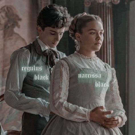 Fem Regulus Black Aesthetic, Female Regulus Black, Regulus And Luna, Narcissa And Regulus, Narcissa Black Fancast, Regulus Black Pfp, Trans Regulus Black, Narcissa Black Aesthetic, The Black Sisters