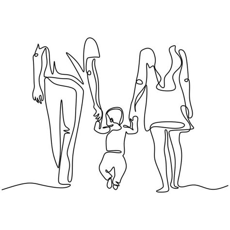 Staying Present, Vector Illustration People, Silhouette Sketch, Drawing Png, Person Drawing, Siluete Umane, Single Line Drawing, Black And White Sketches, Mindful Parenting