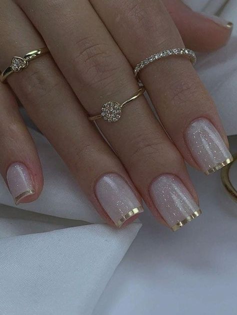 Miffy Nails, Nails Polygel, Nails Pearl, Nail Spring, Nyc Nails, Glitter French Tips, Nails Y2k, Inspiration Nails, Holo Nails