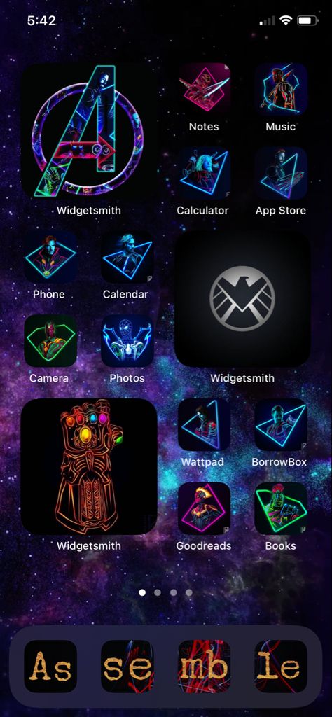 Marvel Themed Phone Screen, Marvel Iphone Layout, Marvel Home Screen Ideas, Marvel Ios 16, Avengers App Icons, Marvel Widgets Iphone, Marvel Phone Theme, Marvel Home Screen, Marvel App Icons