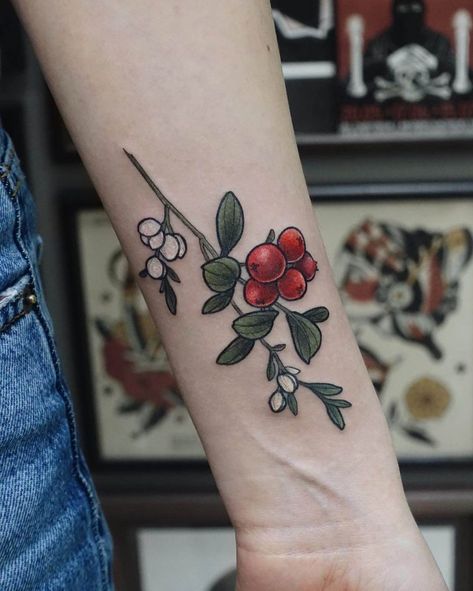 Tiny little cranberry tattoo on the left wrist Cranberry Tattoo, Tattoos Plants, Blossoms Tattoo, Tortoise Tattoo, Belly Button Tattoo, Tiny Tattoos For Women, Minimal Tattoo Design, Forearm Tattoo Design, Old School Tattoo Designs