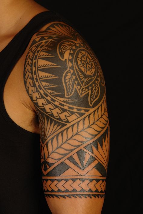 Rotuman Half Sleeve on Brendon, by Shane Gallagher Coley, currently working @ Chapel Tattoo, Melbourne, Australia Koru Tattoo, Tato Setengah Lengan, Taino Tattoos, Design Tatuaje, Tato Maori, Tato Suku, Mayan Tattoos, Tato Dengan Makna, Turtle Tattoo Designs