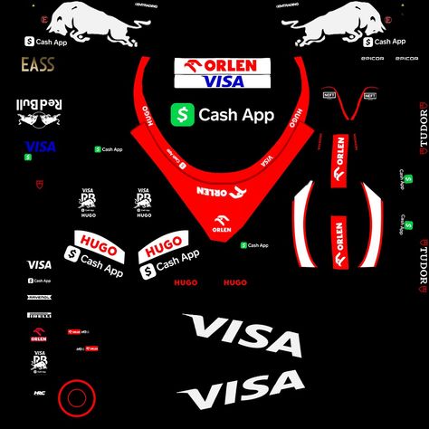 Monoposto Skins F1, Monoposto Livery, F1 Visa, Racing Livery, Honda S, Red Bull, Formula 1, Ferrari, Skin