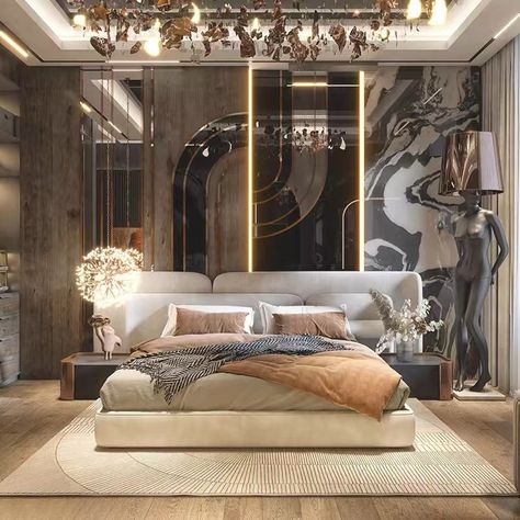 Royal Bedroom Design, Luxe Bedroom, Modern Beds, Luxury House Interior, Modern Luxury Bedroom, Luxury House Interior Design, Architect Design House, Rustic Home Design, Inspire Me Home Decor