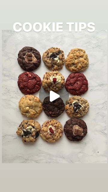 Moonah Bakes | Sheffield 🇬🇧 on Instagram: "My cookie tips for thicker chunky cookies ⬇️

Here is some of my tips to achieve a thick cookie: 

* using a recipe with a lower butter to flour ratio. 
* Always use cold butter. 
* Adding mix-ins such as biscuits & nuts for your cookie will make them appear thicker. 
* Freezing your cookies at least 24 hours  before baking will allow the flour to absorb the fats in. 
* Form your cookie dough in a skinny dome shape and freeze. 
* Baking at a high temperature such as 180c.
* Not over baking the cookies. Instead take them out as soon as you see the outside is cooked. Leave to cool for at least 10 minutes. This will allow the cookie to continue cooking and set properly. 

I hope these tips help for the next time you bake your cookies 🍪 

#cookies Chunky Cookies Recipes, Chunky Cookie Recipe, Chunky Cookies, Cookie Tips, Baking Hacks, Cookie Hacks, Biscuit Cookies, Baking Tips, Sheffield