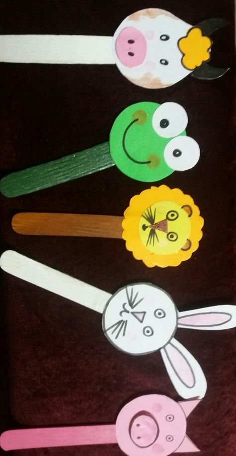 Ice Cream Stick Puppet, Ice Cream Stick Activity, Stick Puppet Ideas, Craft From Ice Cream Stick, Ice Cream Sticks Craft Ideas For Kids, Ice Cream Stick Crafts For Kids, Stick Puppets For Kids, Craft With Ice Cream Sticks, Ice Stick Craft