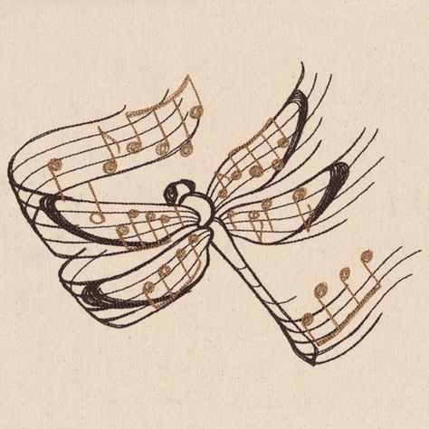 Tattoos Elephant, Tattoos Tiny, Music Sketch, Dragonfly Artwork, Dragonfly Drawing, Colorful Tattoos, Music Notes Art, Tattoos Temporary, Dragonfly Tattoo Design