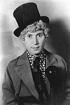 Harpo Marx  Born	Adolph Marx  November 23, 1888  New York City, New York,  United States  Died	September 28, 1964 (aged 75)  Los Angeles, California,  United States - Heart Failure Famous Clowns, Harpo Marx, Marx Brothers, George Burns, Groucho Marx, Gentlemen Prefer Blondes, Golden Age Of Hollywood, Famous Faces, Classic Movies