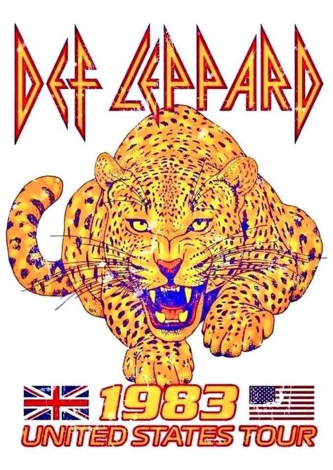 Def Leppard Art, Def Leppard T Shirt, Def Leppard Logo, Metal Tank Top, Vintage Rock Shirt, Def Leppard Band, Def Leopard, Vintage Band T Shirts, Rock Cover