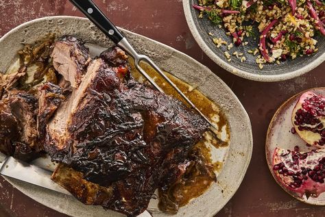 Pomegranate Lamb, Susan Spungen, Turkish Lamb, Slow Roasted Lamb Shoulder, Lamb Shoulder Roast, Lamb Leg Recipes, Slow Roast Lamb, Pomegranate Recipes, Lamb Shoulder