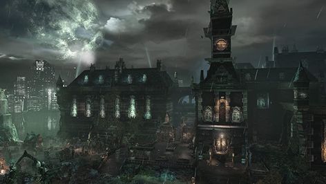 Batman: Arkham Asylum (2009) Batman Arkham Series, Batman Games, All Batmans, Batman Arkham Asylum, Cool Symbols, Dc World, Batman Arkham City, Horror Video Games, Batman Returns