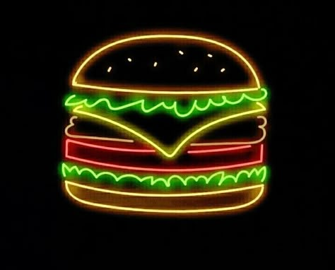 Wedding Letters Decor, Aloha Burger, Burger Truck, Neon Highlights, Burger Images, Memory Illustration, Smile Wall, Led Flex, Fast Food Menu