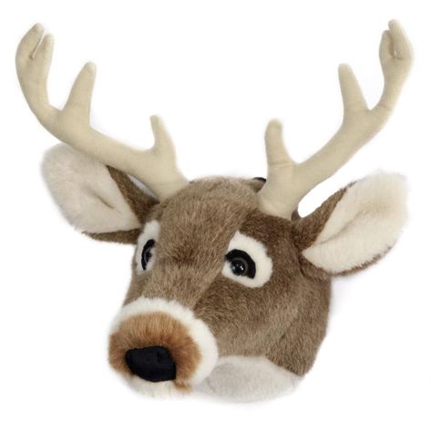 Add a Wildlife touch to your kids room or play room. Kid friendly White Tail Deer Plush Trophy Head Boys Hunting Room, Rustic Lodge Decor, Deer Plush, Deer Trophy, White Tail Deer, Trophy Head, Hunting Room, Black Forest Decor, Rustic Gifts