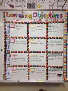 I Can Objectives Board, Learning Objectives Display, Objectives Display, Objectives Board, Language Objectives, Daily Objectives, Learning Intentions, Visible Learning, Classroom Bulletin Board