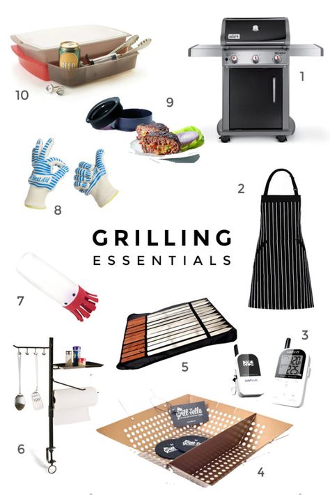 Grilling Gadgets, Grilling Essentials, 10 Essentials, My Guy, Grilling Tools, Recipe Box, Free Food, Grilling, Gadgets