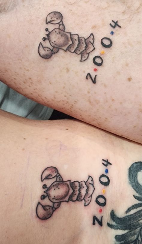 He’s Her Lobster Friends, You Are My Lobster Tattoo, You’re My Lobster Tattoo, Friends The Tv Show Tattoos, Friends Lobster Tattoo, Lobster Tattoo Couple, Friends Show Tattoo, Friends Tattoo Tv Show, Friends Tv Show Tattoo Ideas