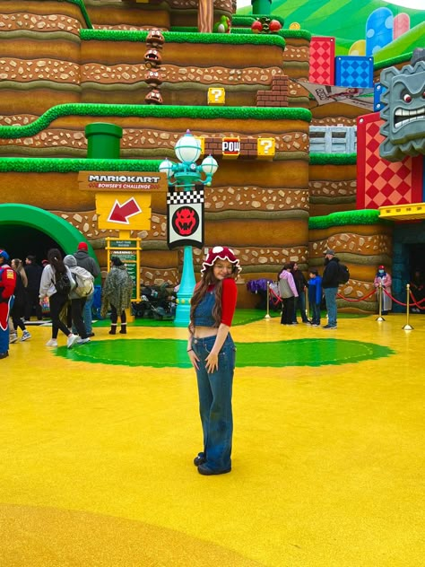 Nintendo World Outfit, Mario Universal Studios, Nintendo World California, Mario World Universal, Universal Studios Mario World, Super Mario World Hollywood, Universal Studios Japan Mario, Super Nintendo World Japan, Universal Studios Outfit