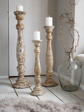 Tall wooden candle holders Diy Tall Candle Holders, Large Floor Candle Holders, Tall Wooden Candle Holders, Large Wood Candle Holders, Large Wooden Candle Holders, Floor Standing Candle Holders, Tall Candle Stands, Extra Large Candles, Tall Candlesticks