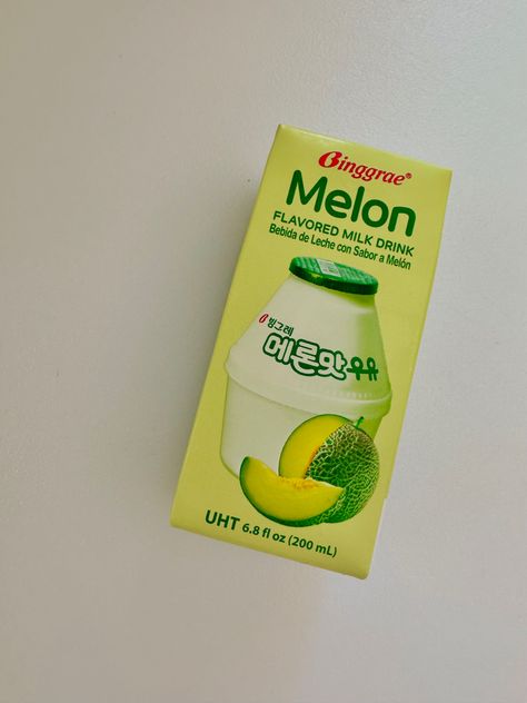 #aesthetic #melon #milk #korean Melon Milk Aesthetic, Milkita Melon, Green Melon Aesthetic, Melon Aesthetic, Mogu Mogu Lychee, Milk Korean, Japanese Melon Soda, Melon Milk, Shark Bait