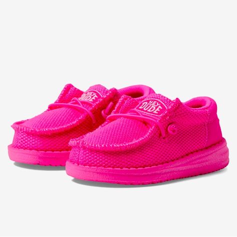 Reposhing This Item. I Was Under The Impression They Were Big Kids 6 Not Infant. Just Want To Get My Money Back Questions? Leave A Comment Below! Pink Hey Dudes Outfit, Pink Hey Dudes, Hot Pink Hey Dudes, Girls Nike Outfits, Hey Dudes Shoes Kids, Pink Sneakers Kids, Pink Low-top Sneakers For Daycare, Hey Dude Shoes, Back To School Shoes