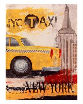 New York City taxi #roams the streets Taxi Painting, Nyc Tumblr, New York Taxi, Calendar Art, Gala Ideas, Yellow Taxi, Yellow Cabs, Autumn In New York, I Love Nyc