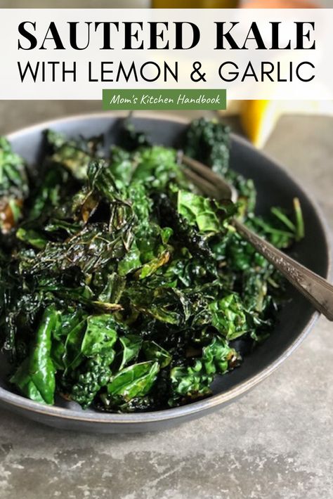 Garlic Kale Sauteed, Quick Kale Recipes, Cooking With Kale, Cook Kale On Stove, Sauteed Kale Recipes, Kale Recipes Sauteed, Cooked Kale Recipes, Cooking Kale, Cooked Kale