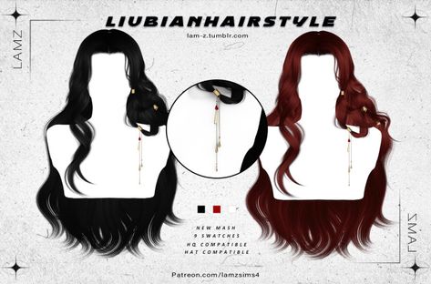 Sims 4 Black And White Hair, Sims 4 Cc Hair Curtain Bangs, Sims 4 Chinese Hair, Sims 4 Extra Long Hair Cc, Long Sims 4 Hair Cc, Sims 4 Cc Wavy Hair, Sims 4 Cc Long Hair, Gyaru Sims 4 Cc, Sims 4 Long Hair Cc