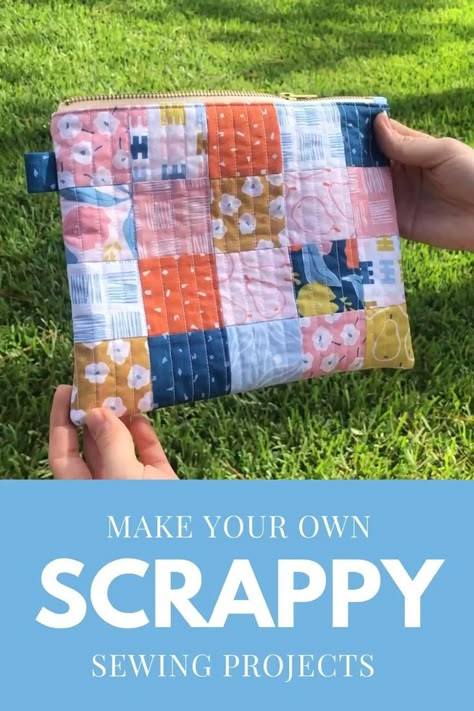 Sewing Projects For Mothers Day, Small Quilted Projects, Super Easy Sewing Projects, Quilting Projects Ideas, Leftover Fabric Ideas, Small Quilting Projects, Fat Quarter Sewing Projects, Sewing Project Ideas, Colorful Hairstyles