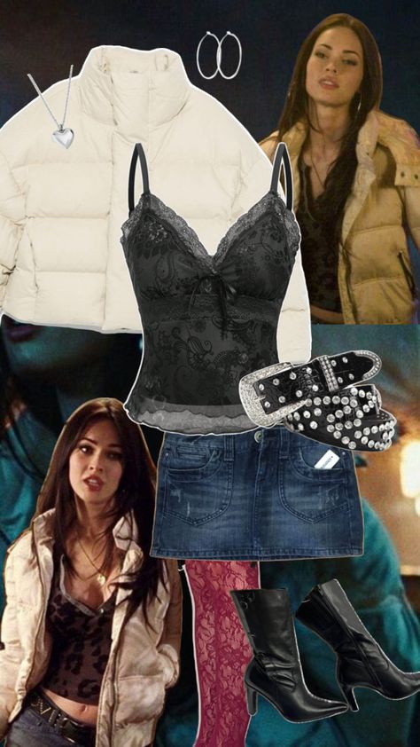 Easy and simple Halloween Costume (Jennifer Check Jennifer’s Body) Jennifer Check Halloween, Simple Halloween Costume, Iconic Halloween Costumes, Jennifer Check, Check Outfit, Comic Con Costumes, Duo Costumes, Duo Halloween Costumes, Trendy Halloween Costumes