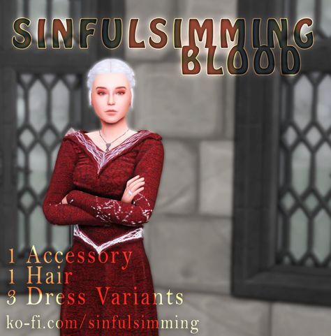 Sinful Simming Sims Medieval, The Sims 4 Pc, Sims Games, Rhaenyra Targaryen, Sims 4 Collections, Sims 4 Cas, Sims 4 Game, Sims 4 Cc Finds, One Hair